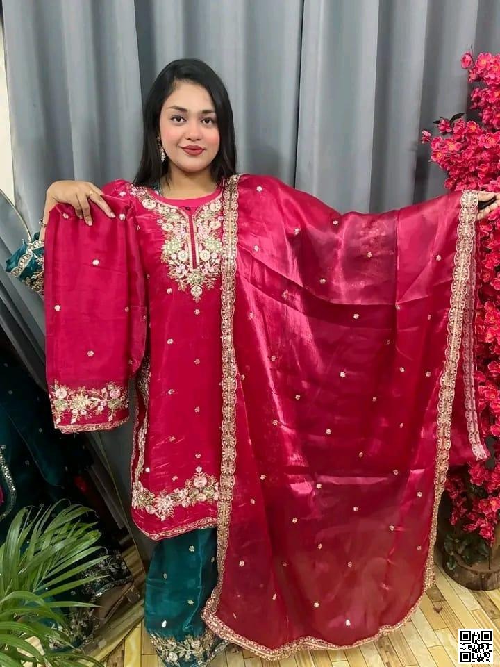 ✨ Three-Piece Afghan Silk Set ✨ (04y2a)