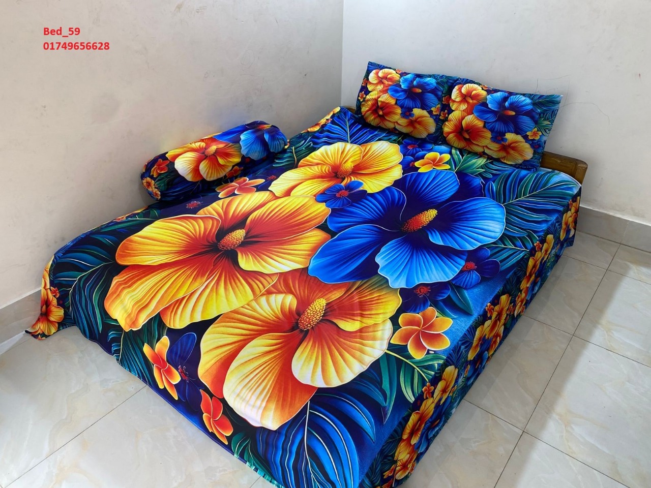 Primium 3D Bedsheet Four Piece Set