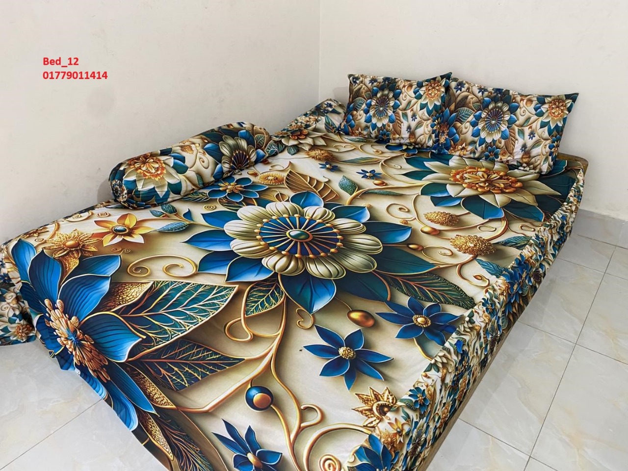 Primium 3D Bedsheet Four Piece Set