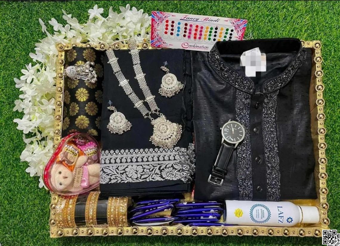 Sharee & Panjabi Combo Set (Full Package – 13 Items) (skHsu)