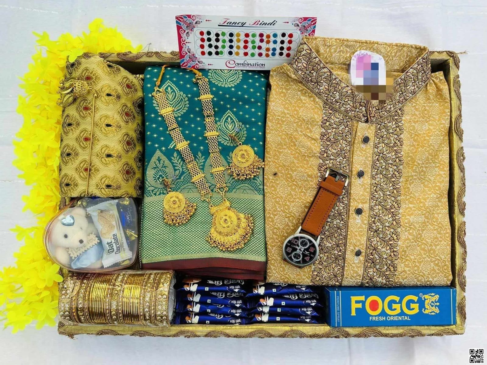 Sharee & Panjabi Combo Set – Full Package (13 Items) ( 1D01K)