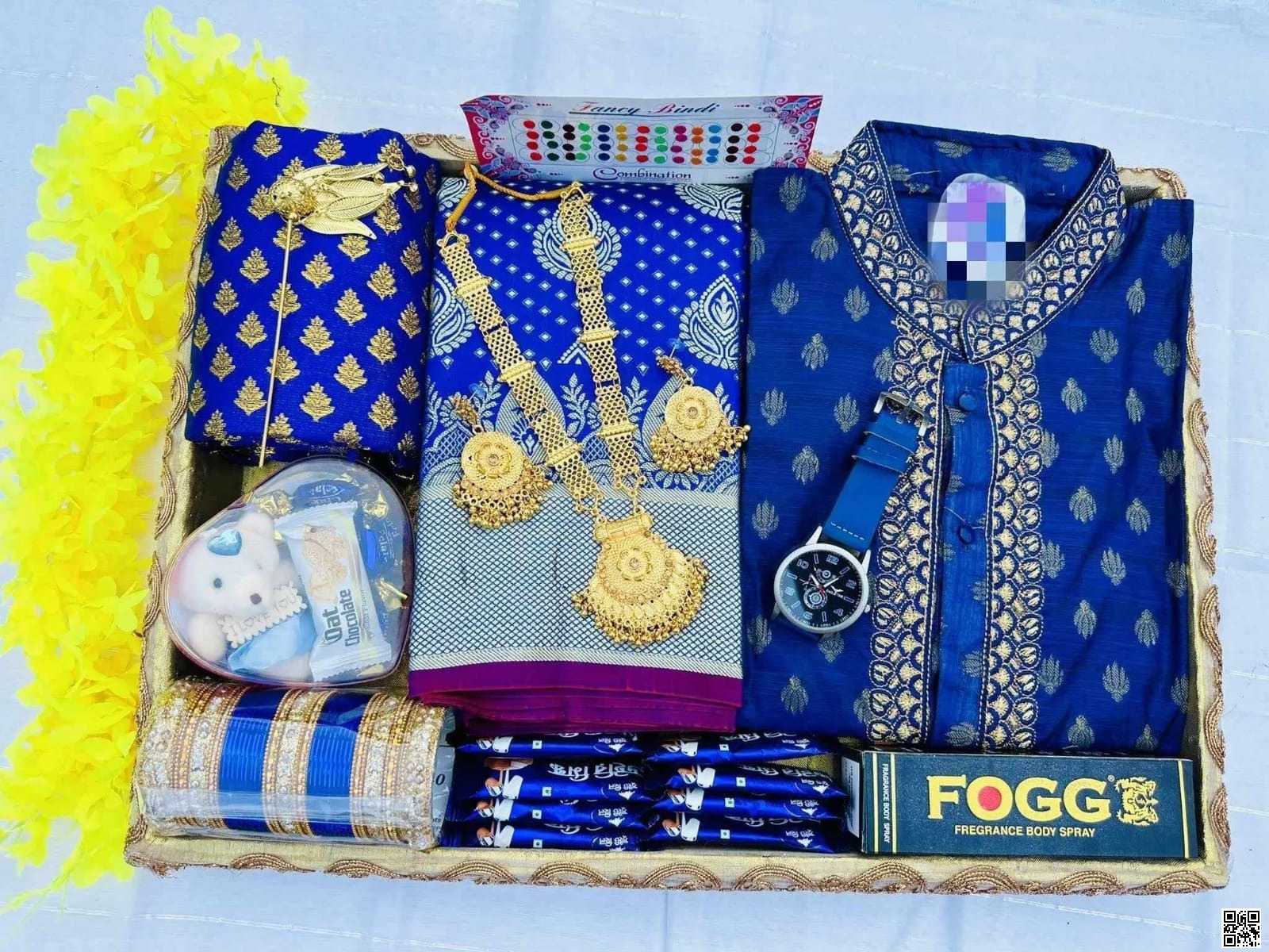 Sharee & Panjabi Combo Set – Full Package (13 Items) A8WA9
