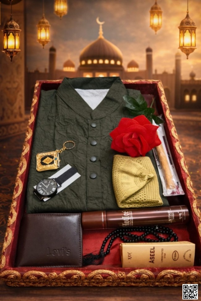 Full Package – Original Jafran Cotton Panjabi Combo (pbj86)