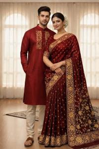 Sharee Panjabi Couple Dress with Blouse Piece