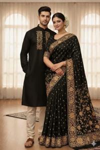 Sharee Panjabi Couple Dress with Blouse Piece