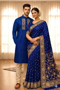 Sharee Panjabi Couple Dress with Blouse Piece