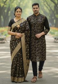 Sharee Panjabi Couple Dress with Blouse Piece