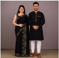 Eid Special Couple Sharee Panjabi Combo