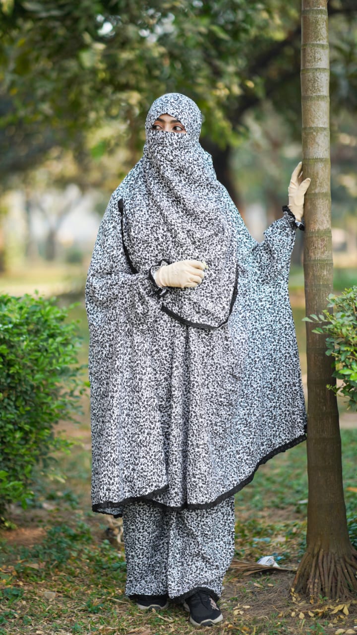 Plaju Khimar Set – Soft China Linen Summer-Friendly Fabric